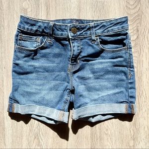 🔥 Gap Kids Girls Stretch Midi Jean Shorts 10